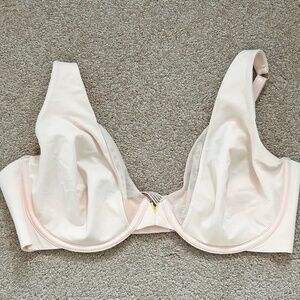 Victoria's Secret unlined full coverage bra in blush pink, size 36DDD